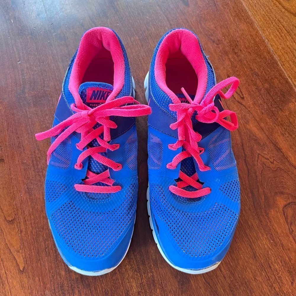 NIKE‎ Flex Girl's Hyper Cobalt Run Running Shoes/Sneakers - Size 6Y